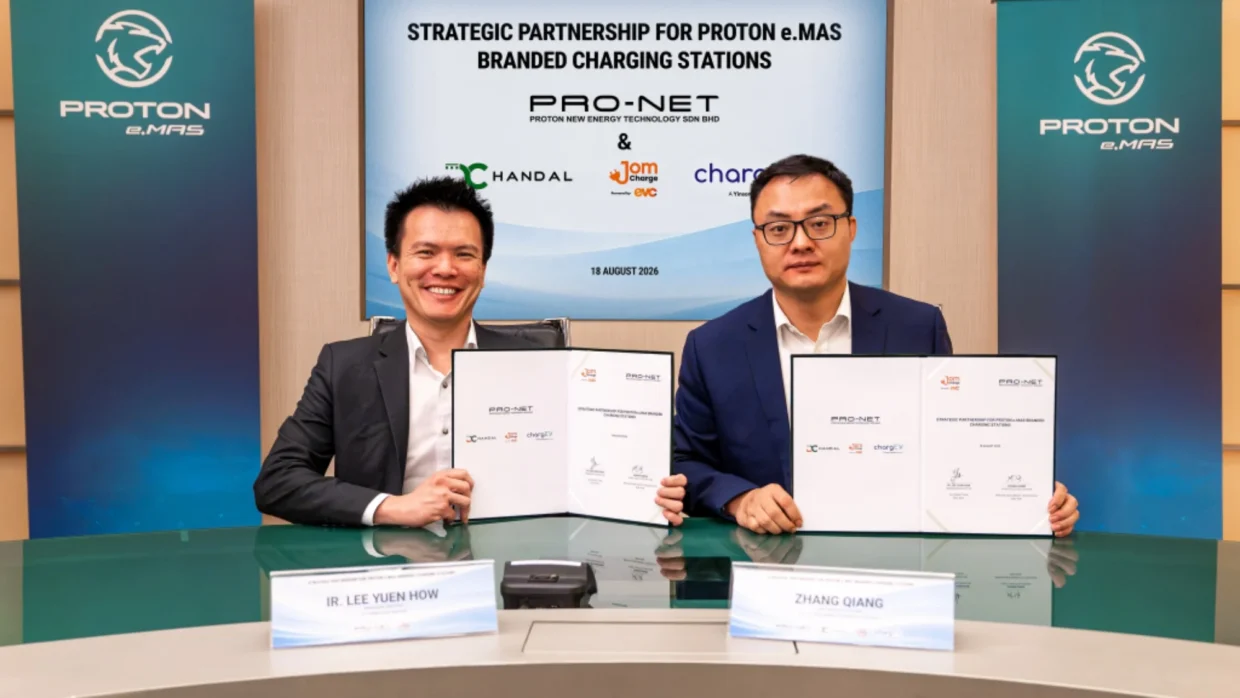 Proton Confirms Plan To Roll Out e.MAS Branded DC Chargers Nationwide 4 Proton eMAS DC Chargers Partnerships