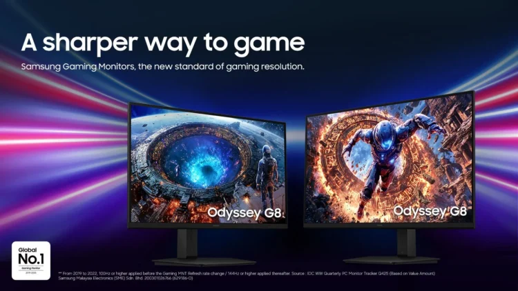 Samsung Launches New Odyssey G8 Series Gaming Monitor 1 Image: Samsung.
