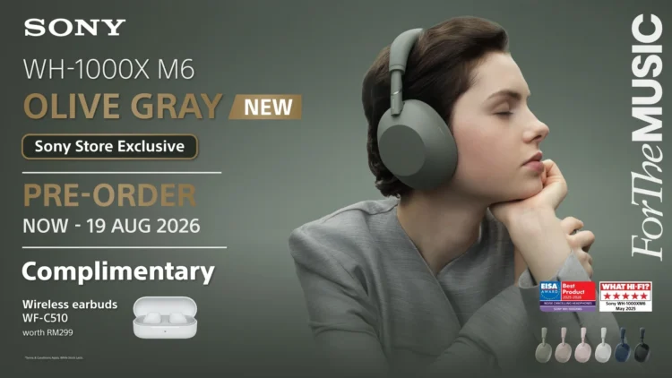 Sony WH-1000XM6 Olive Grey pre-order