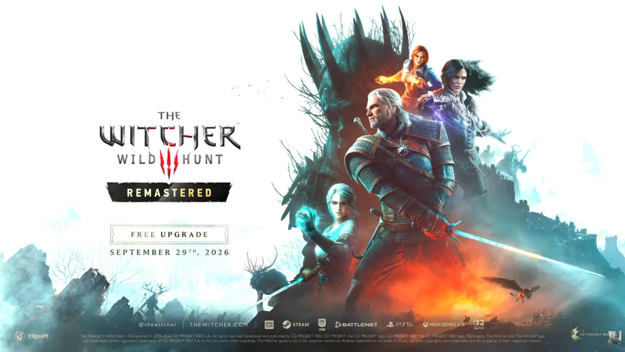 The Witcher 3: Wild Hunt Gets A Remaster; Launching 29 September 2 Witcher 3 remastered release date