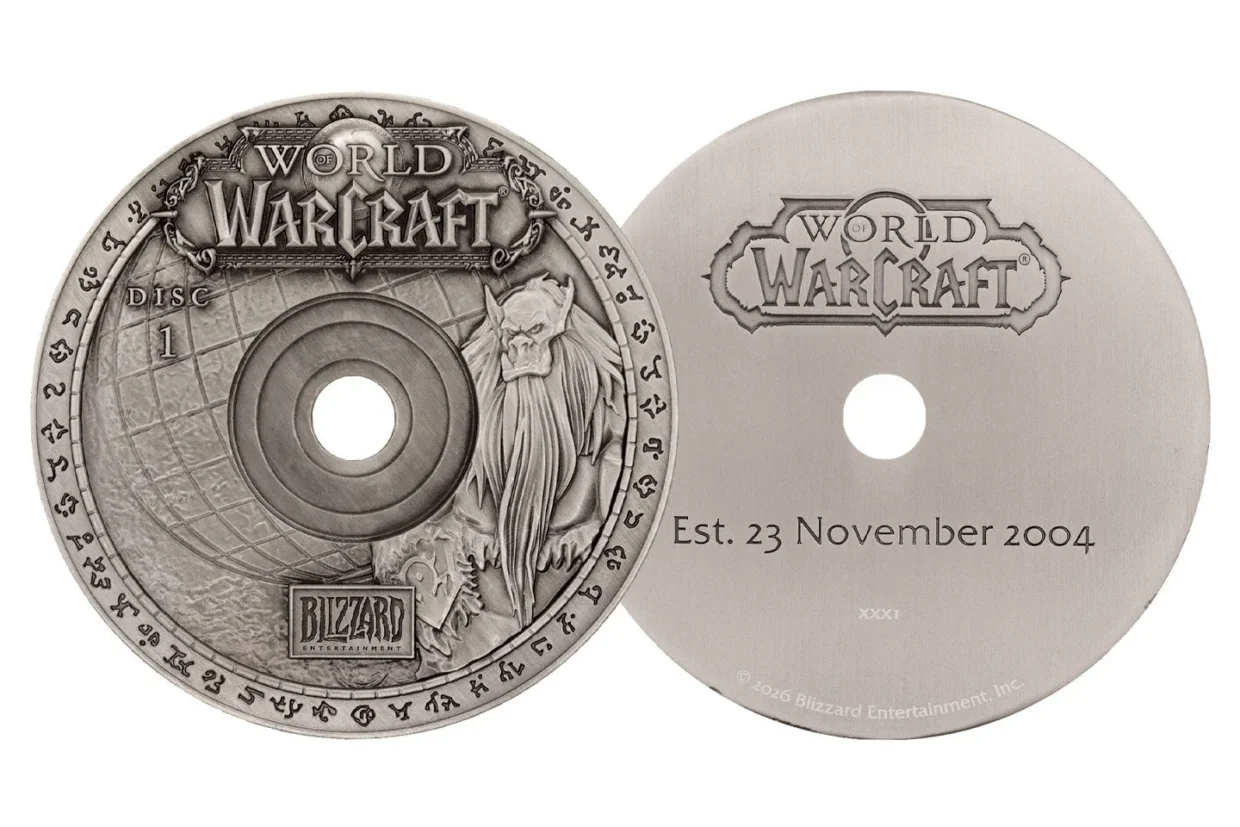 There’s An Imitation Gold-Plated Doom Floppy Disk Dummy That Costs RM94 4 World of Warcraft commemorative CD