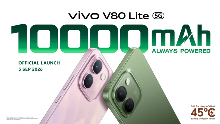 vivo V80 Lite 5G To Launch In Malaysia On 3 September With 10,000mAh Battery 1 vivo V80 Lite 5G Launch Malaysia
