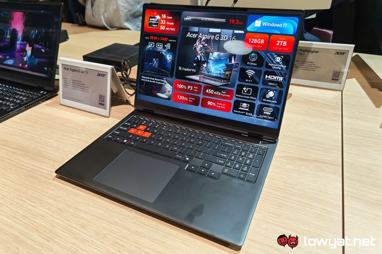 IFA 2026: Acer Unveils New Vero 16, Aspire G 3D 16 Laptops 6 Acer Aspire G 3D 16