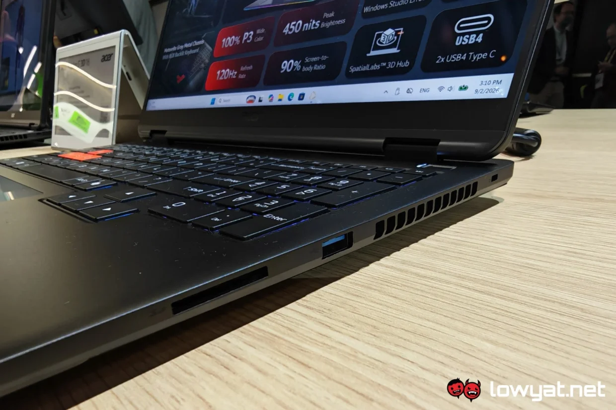 IFA 2026: Acer Unveils New Vero 16, Aspire G 3D 16 Laptops 9 Acer Aspire G 3D 16right