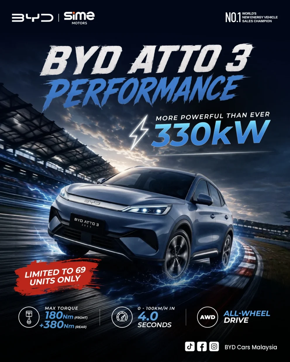 BYD Malaysia Announces Limited Edition ATTO 3 Performance 2 BYD ATTO 3 Performance LE brochure