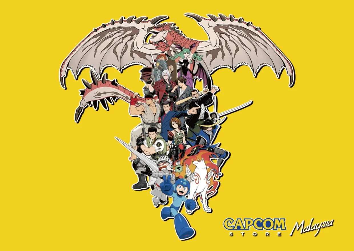 Capcom Pop-Up Store To Return To LaLaport Bukit Bintang From 24 September 10 CAPCOM Pop-Up Store postcard front