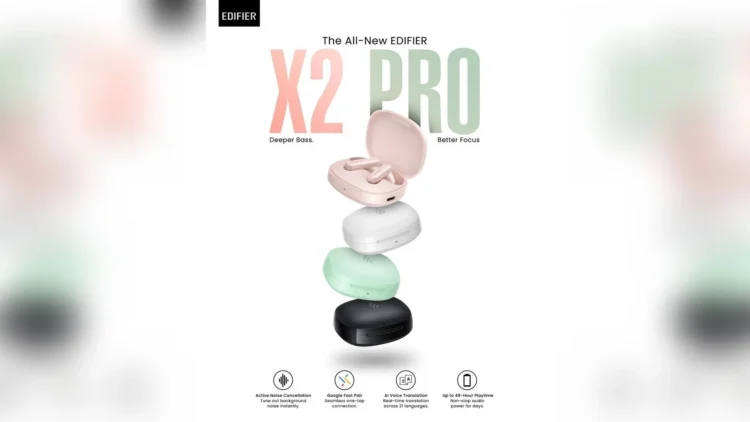Edifier Launches X2 Pro Earbuds In Malaysia With 49-Hour Battery Life 1 Edifier Launches X2 Pro