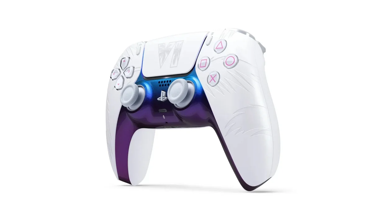 PlayStation Reveals Grand Theft Auto VI Limited-Edition DualSense Controller 2 Grand Theft Auto VI Limited-Edition DualSense angle