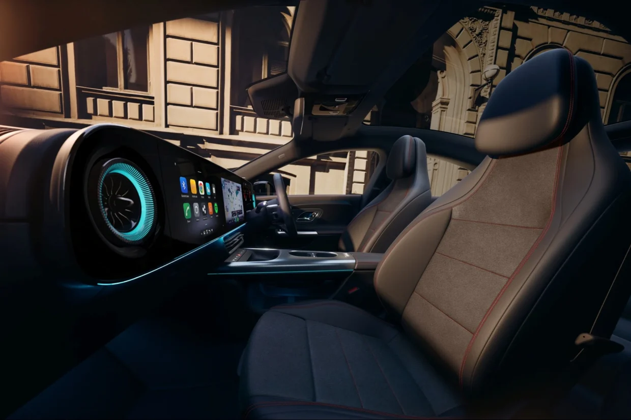 Mercedes-Benz Malaysia Previews 2026 CLA 200 Hybrid, Electric GLC 300 4MATIC 5 Mercedes Benz CLA 200 hybrid interior side