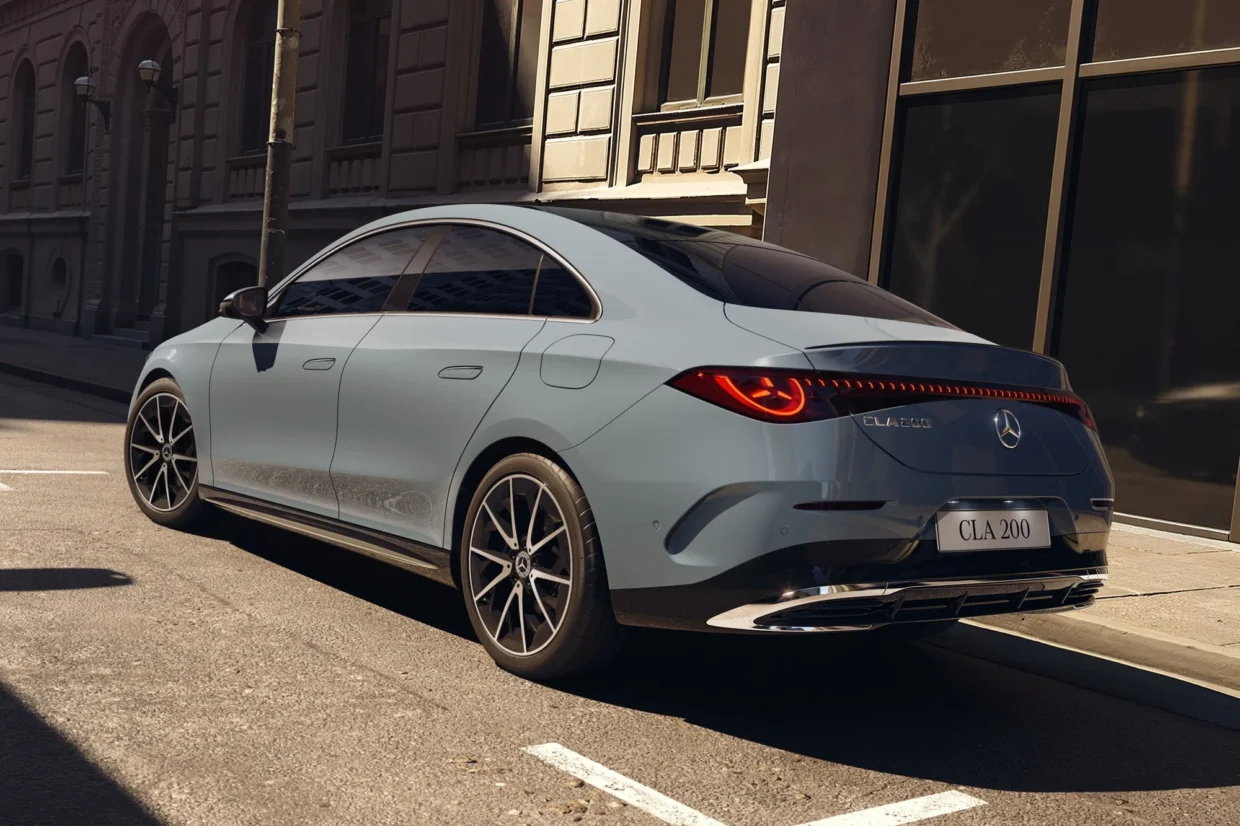 Mercedes-Benz Malaysia Previews 2026 CLA 200 Hybrid, Electric GLC 300 4MATIC 3 Mercedes-Benz CLA 200 hybrid rear