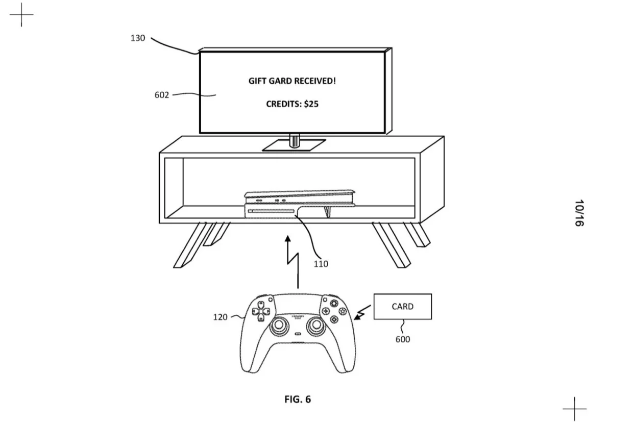 PlayStation Patent Depicts Taking Contactless Payments Straight From The Controller 2 PlayStation patent controller NFC Gift Gard
