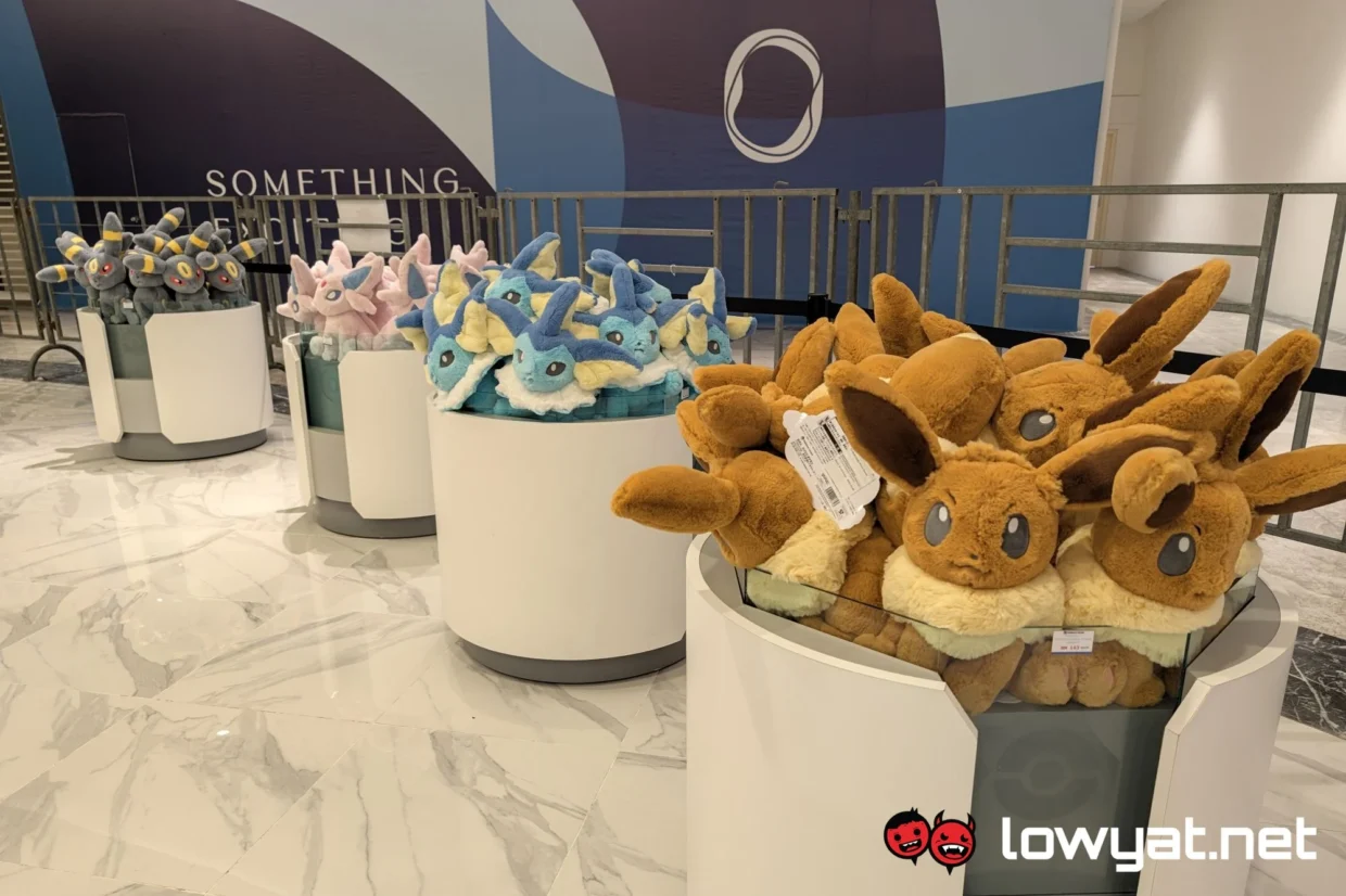 Pokemon Centre, Nintendo Pop-Up Stores Open At Ombak KLCC 4 Pokemon Centre popup Eeveelution plushies
