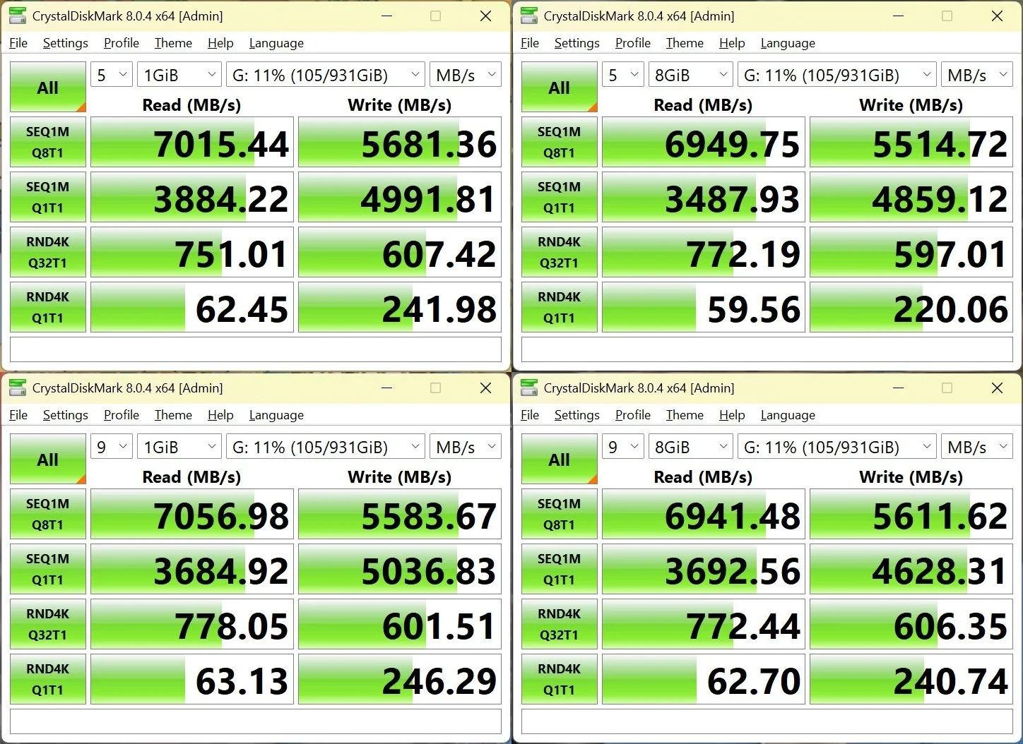 Samsung 990 1TB SSD Review: Another “Budget” PCIe 4.0 SSD 3 Samsung 990 1TB CDM 3