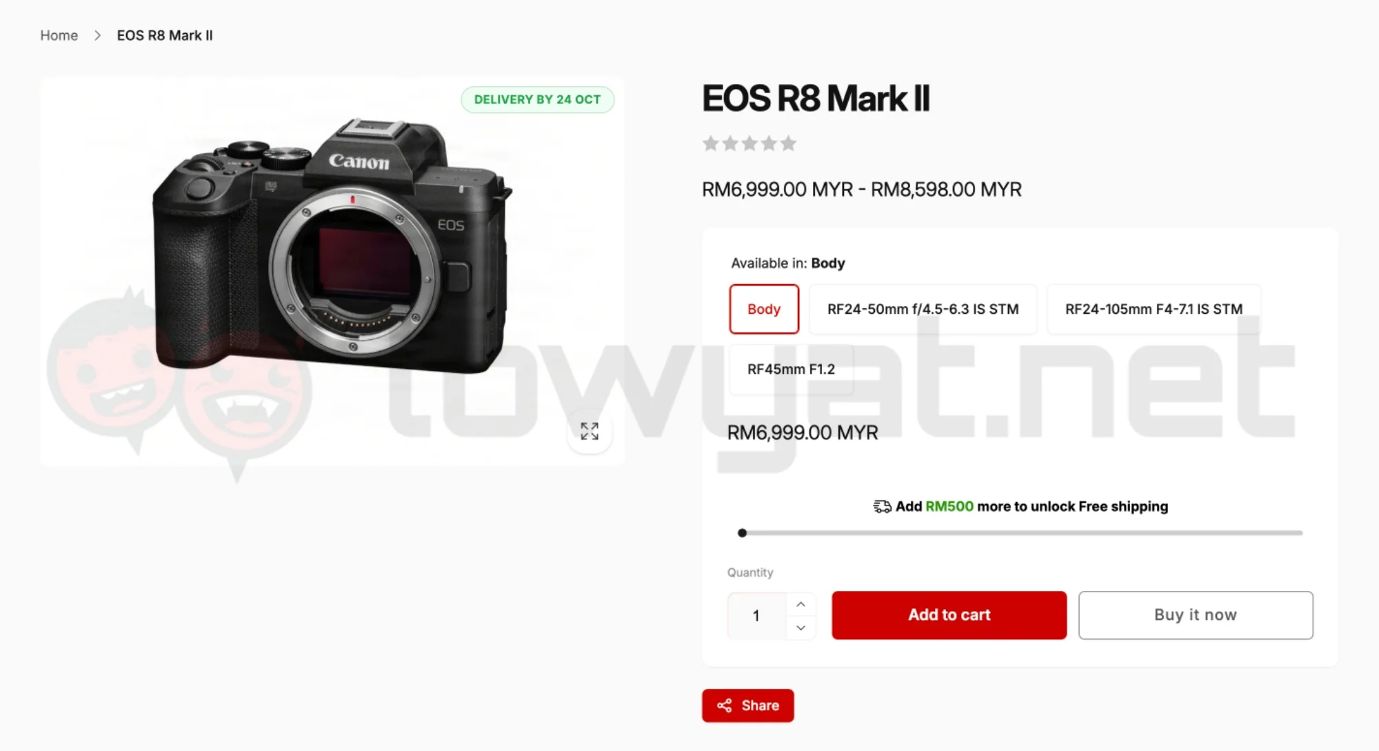 Canon EOS R8 Mark II Now Up For Pre-Order In Malaysia; Starts From RM6,999 2 canon eos r8 mark ii malaysia pre-order