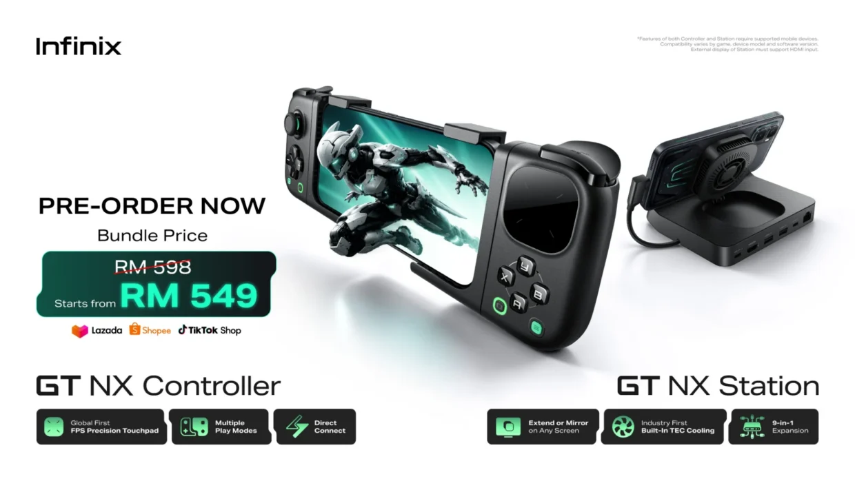 Infinix GT NX Series Peripherals Now Available For Pre-Order In Malaysia 6 Infinix GT NX Controller GT NX Station