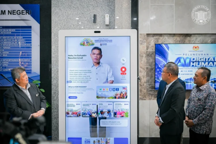 KDN Launches AI Digital Human To Improve Public Service Delivery 1 kdn ai digital human launch