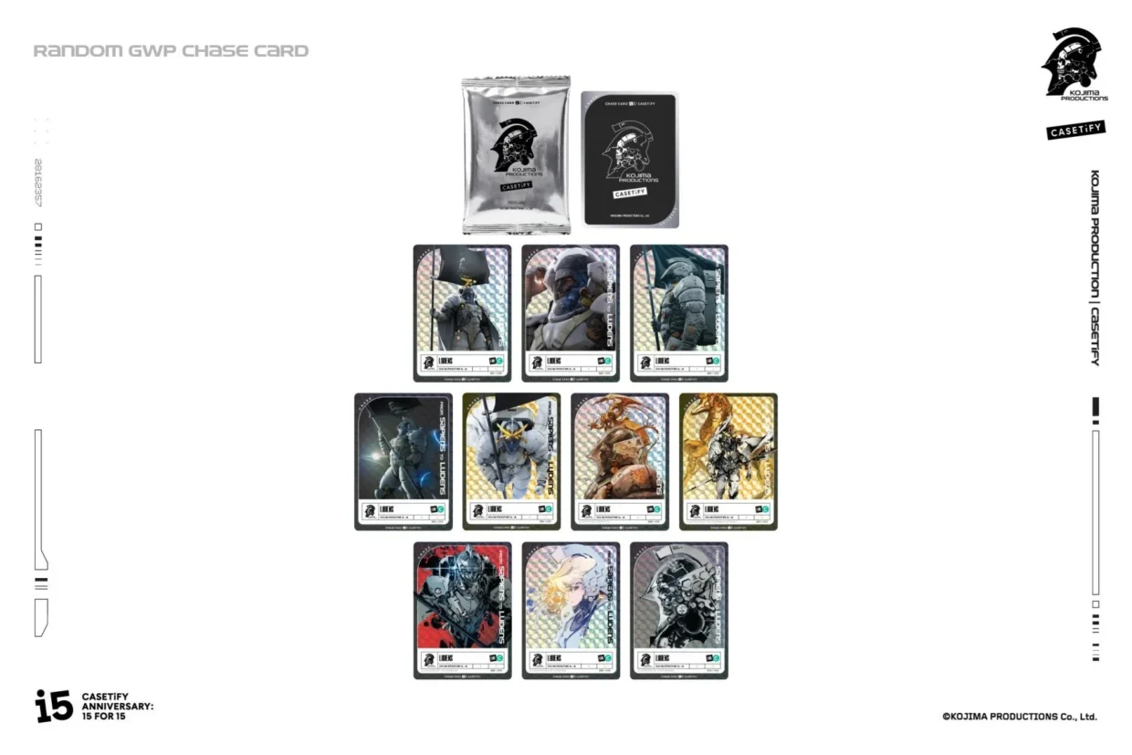 CASETiFY Has Death Stranding-Themed Accessories Upcoming 6 CASETiFY Kojima Productions cards