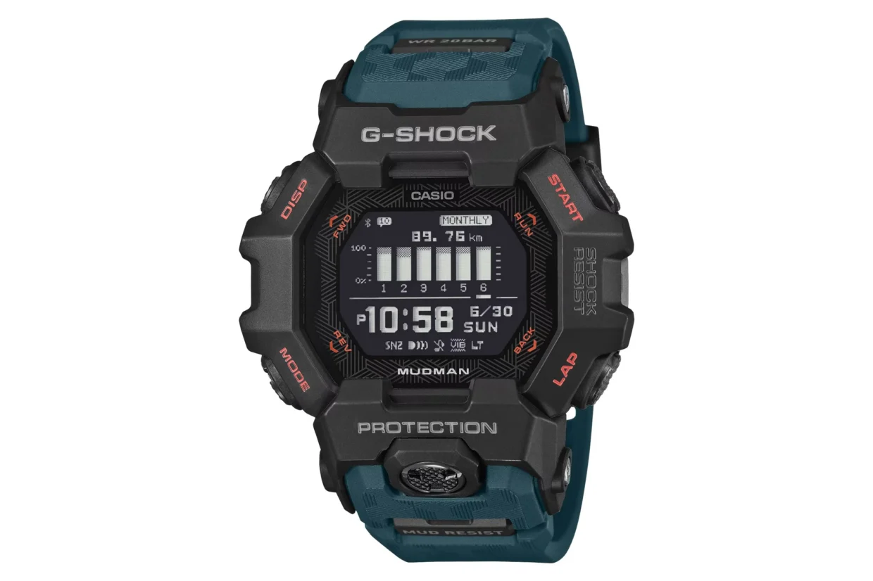 Casio Announces G-Shock Mudman GDG-B100; Features MIP LCD, Light Fitness Tracking 3 Casio G-Shock Mudman GDG-B100 green