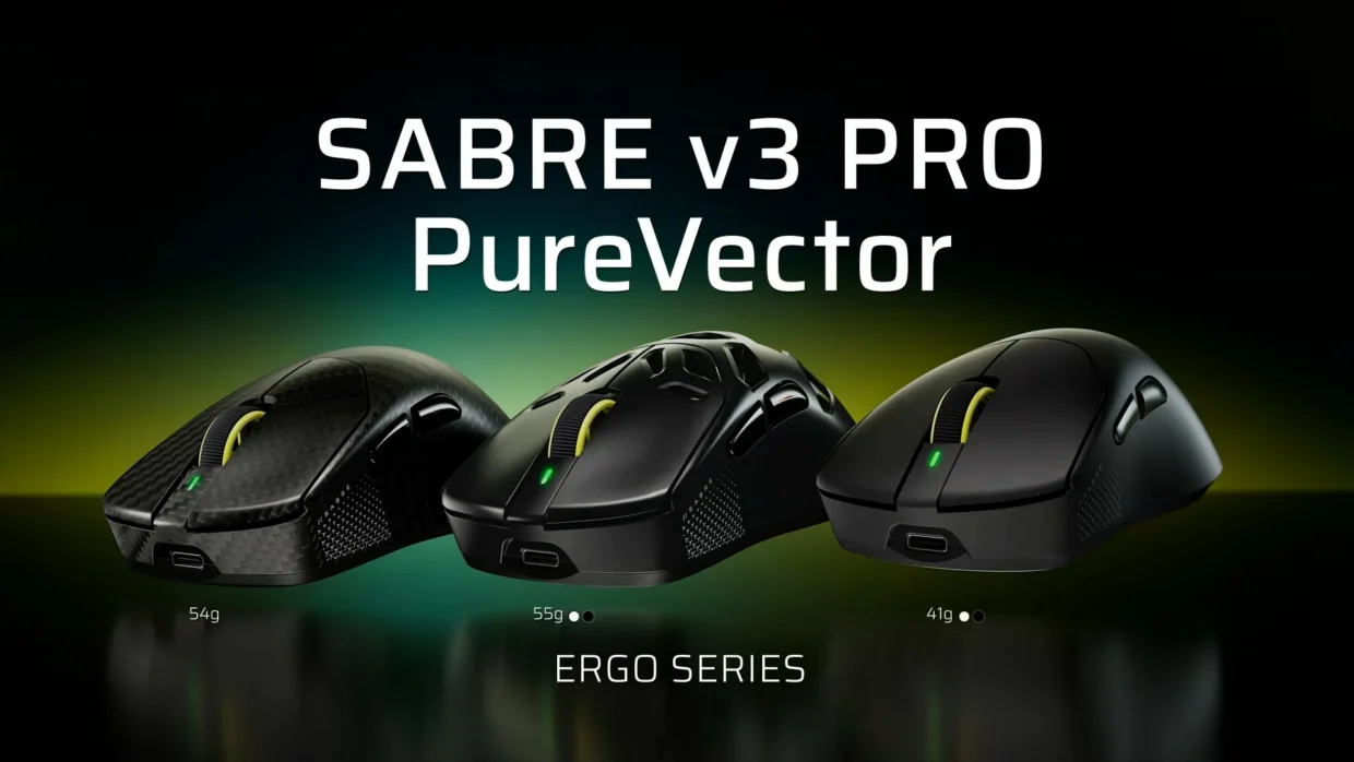 Corsair Announces Sabre V3 Pro Ultralight Wireless With AimLabs Collaboration 4 Corsair Sabre v3 Pro Ultralight Wireless Ergo