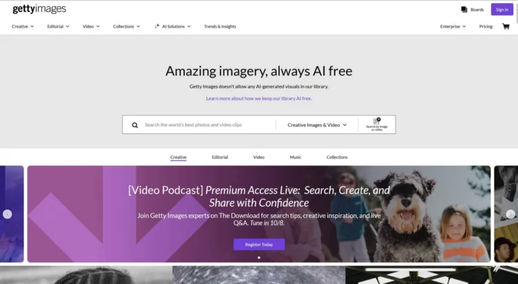 Getty Images To File For Bankruptcy; To Go Private 1 Getty Images home