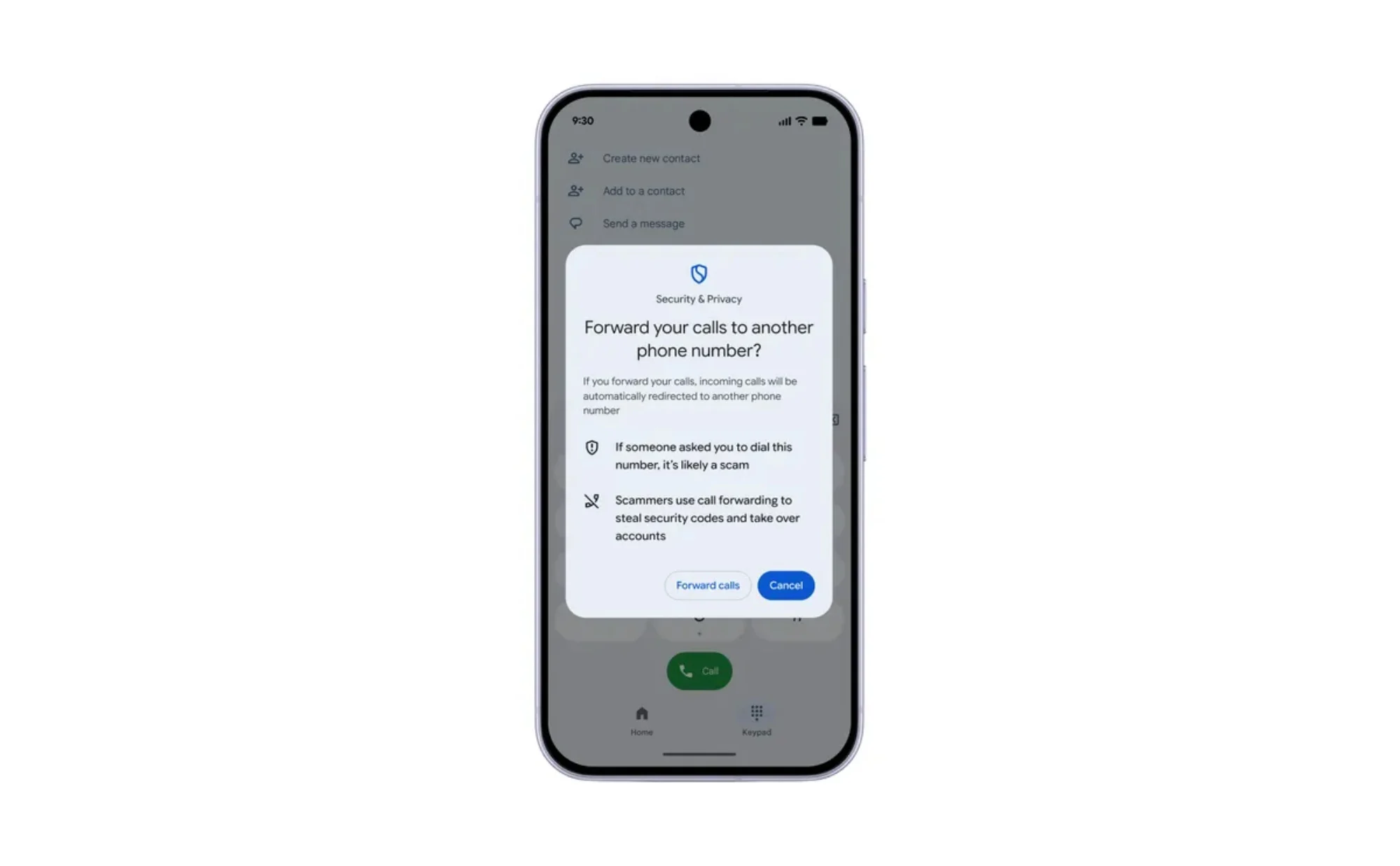 Google Scam Protection features to other Android devices