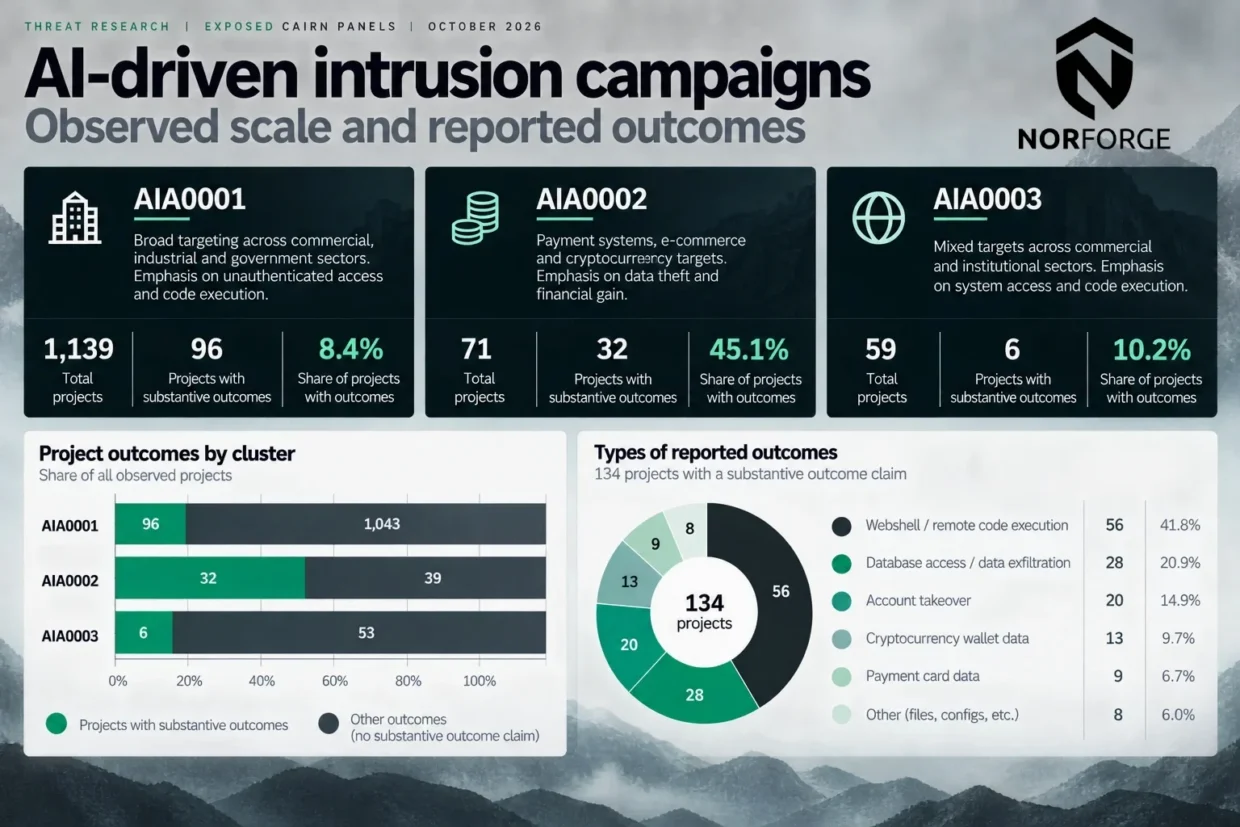 Hackers Use AI Agents To Make Over 1,200 Break-In Attempts On Over 100 Companies 3 Norforge AI agent hack breakdown 2