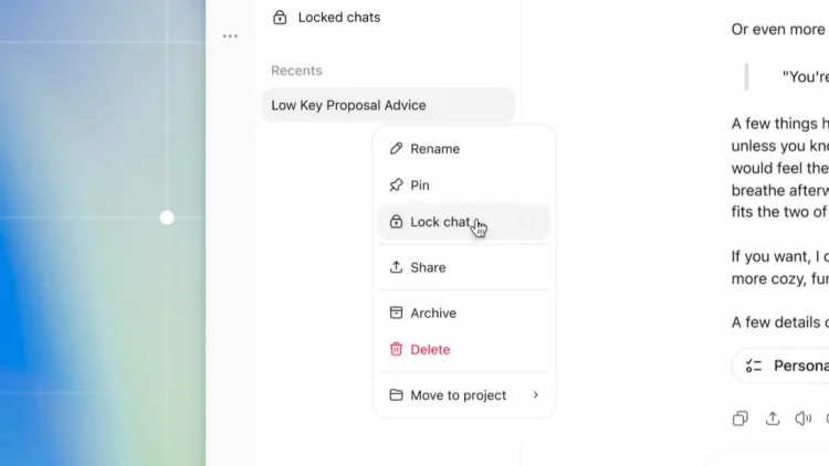 OpenAI Adds PIN Protection For Sensitive ChatGPT Conversations 1 OpenAI Adds PIN Protection