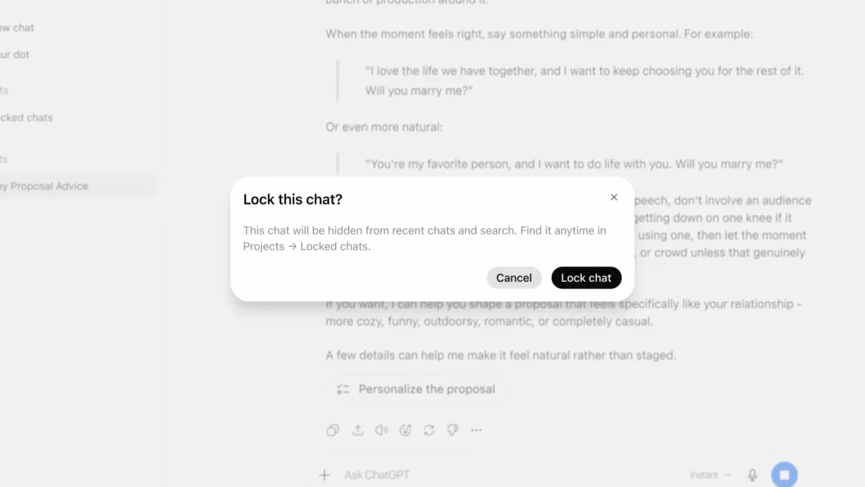OpenAI Adds PIN Protection For Sensitive ChatGPT Conversations 5 OpenAI Adds PIN Protection