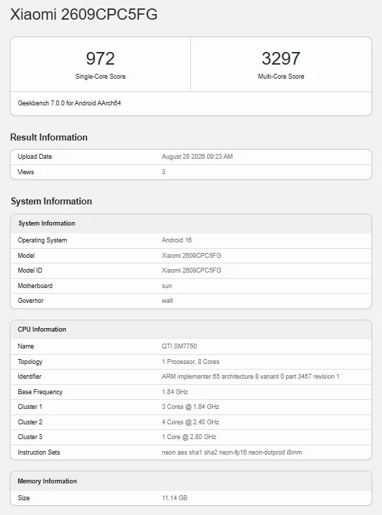 POCO X8s Appears In International Databases