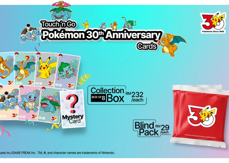 Touch ‘n Go Unveils Pokémon 30th