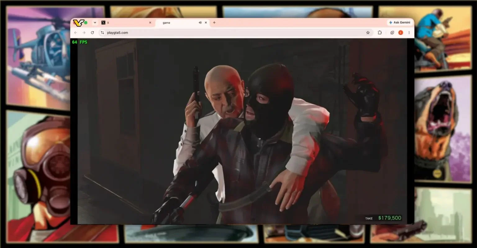Someone Managed To Get GTA V Momentarily Running On A Web Browser 2 PlayGTAV 2