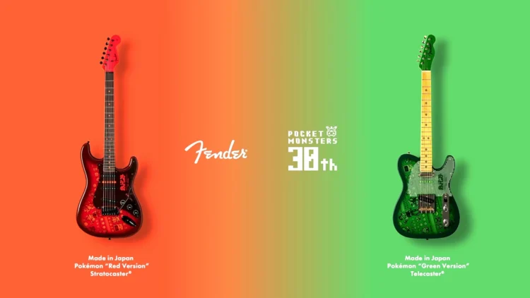 Pokemon Continues 30th Anniversary Celebration With Fender Collab 1 Pokemon 30th Anniversary Fender
