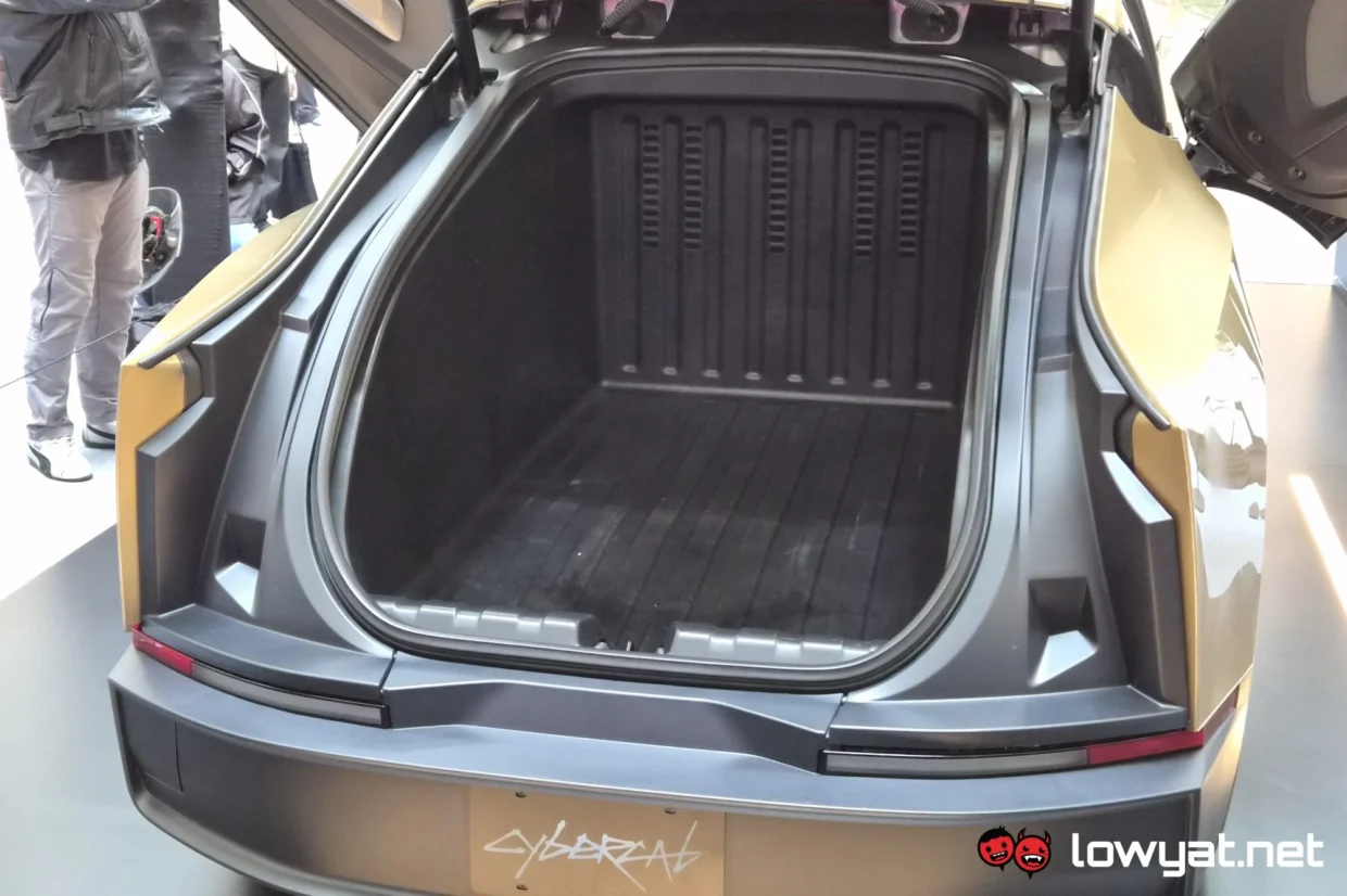 Tesla Cybercab Preview: The Future Is Temporarily Here 14 Tesla Cybercab boot