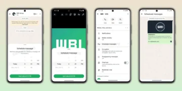 WhatsApp beta Android schedule messages