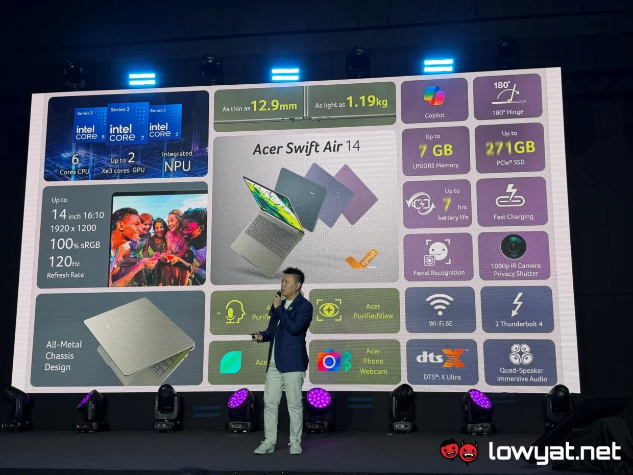Acer Swift Air 14 Launches In Malaysia; Starts From RM2,999 4 Acer Swift Air 14 Malaysia