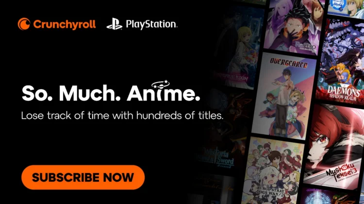 Crunchyroll PlayStation subscriptions