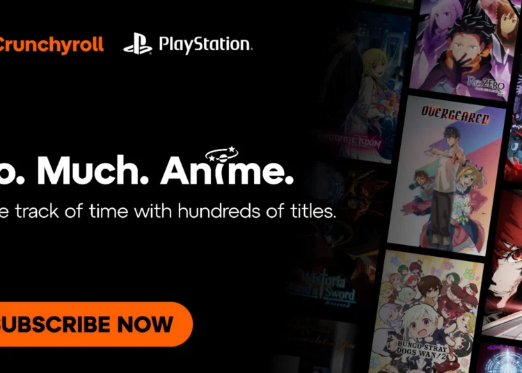 Crunchyroll PlayStation subscriptions