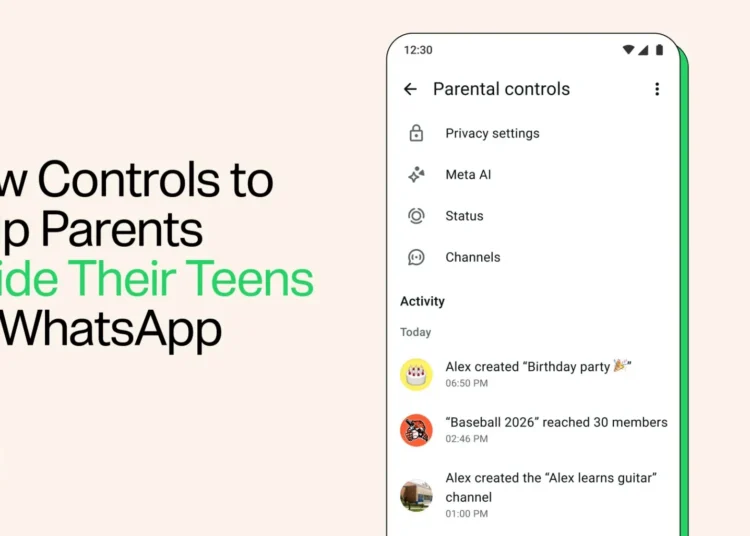 WhatsApp parental controls