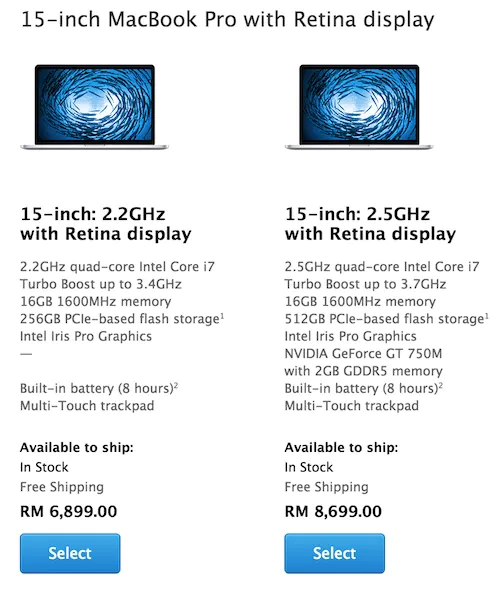 15 inch macbook pro price malaysia 2015