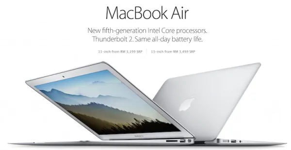 MacBook Air 2015 Malaysia from RM3199