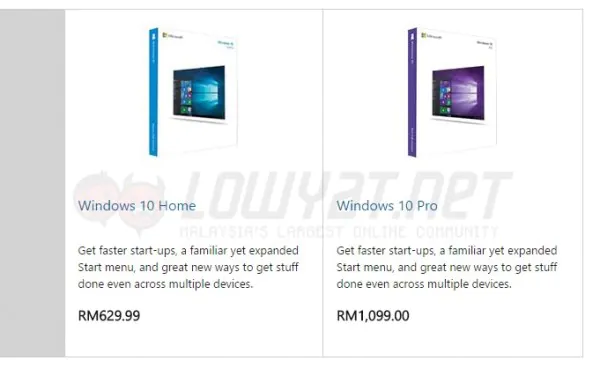 Windows 10 Prices - Microsoft Store Malaysia