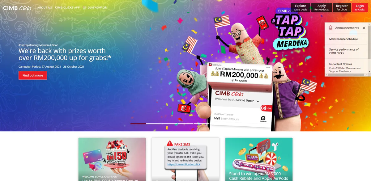 CIMB Clicks Convenience Updated Features Functions