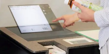 Japan 7-Eleven Hologram holographic touch screens