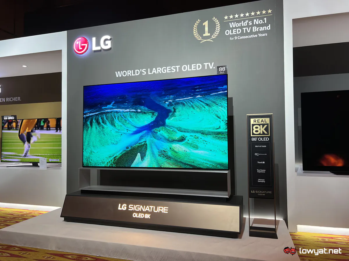LG OLED evo Smart TV Malaisie