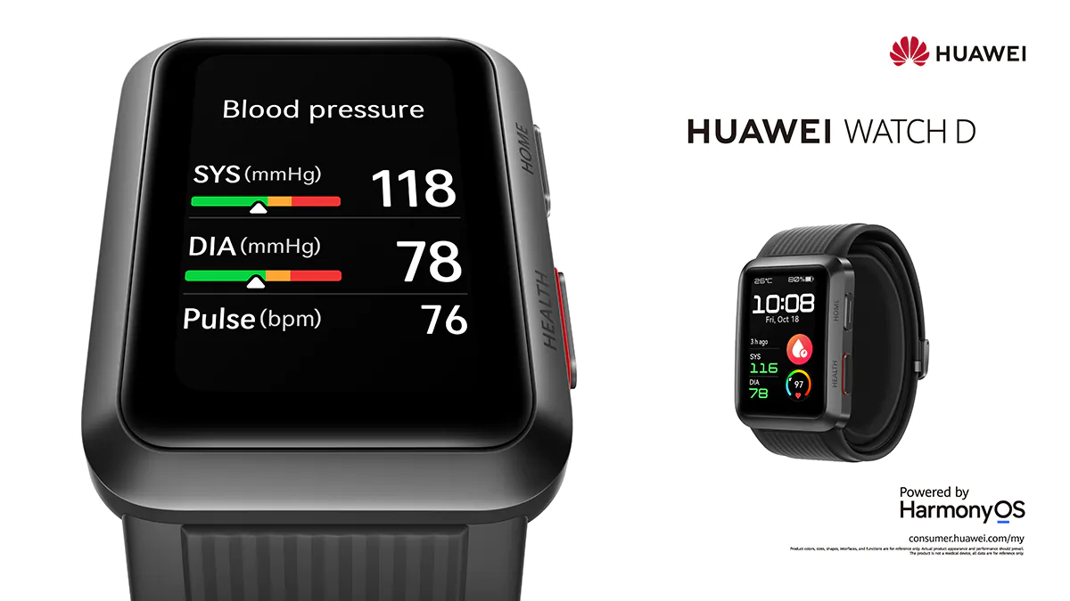 Lancement officiel de la Huawei Watch D prix en Malaisie
