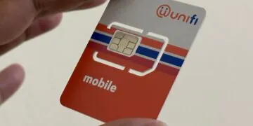 Unifi Mobile SIM Card - Feb 2023