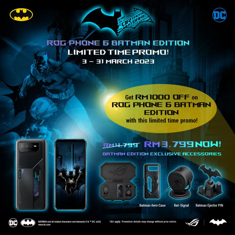 ASUS ROG Phone 6 Batman Edition discount