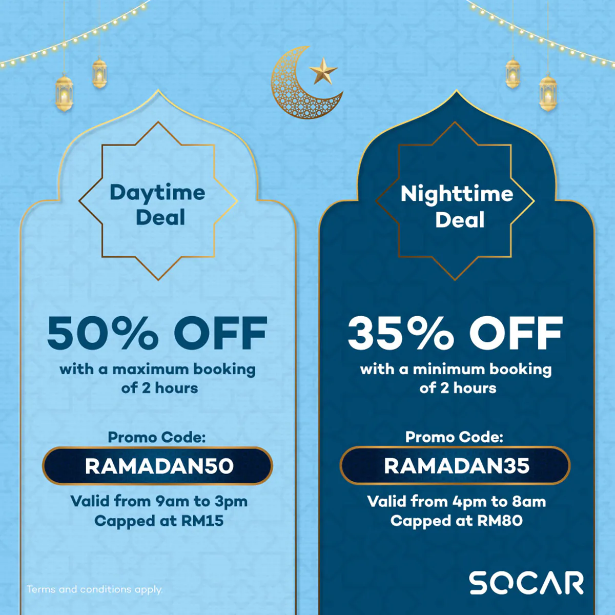 Tiket bulanan SOCAR Ramadan-Raya