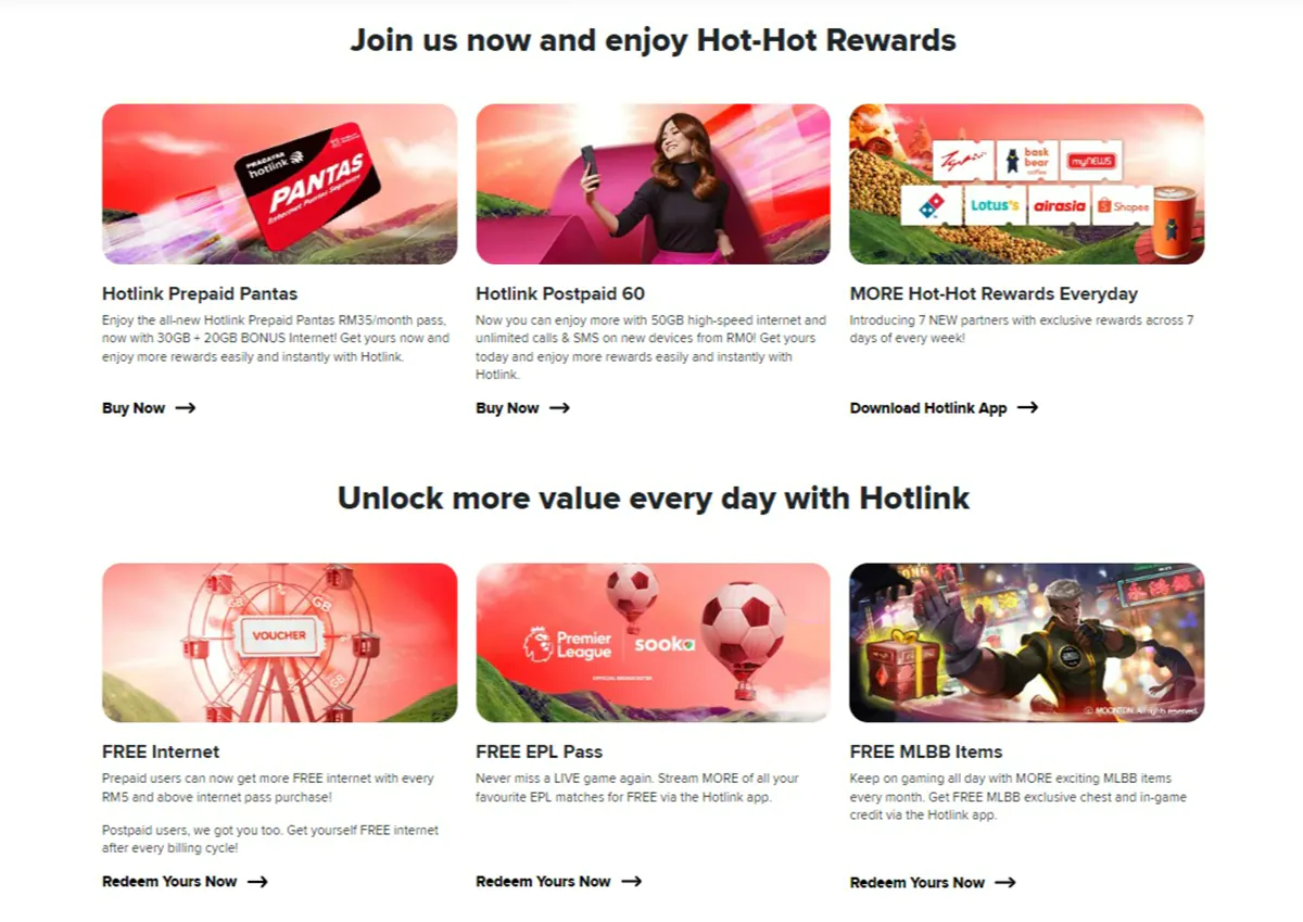 maxis hotlink rewards program penawaran mitra manfaat